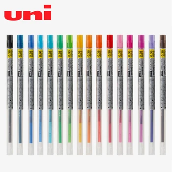 6шт Uni UMR-109-38 Style Fit Gel Multi Pen Refill - 0,38 мм Черный/ Синий /Золотой 16 Доступных цветов Письменных принадлежностей Гелевые Ручки