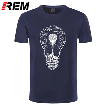 REM tee 100% хлопок, короткий рукав, забавная крутая мужская футболка, повседневная свободная мужская футболка с круглым вырезом, уличная футболка, мужские футболки, топы