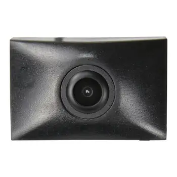 Камера переднего обзора HD, парковочная камера с логотипом, водонепроницаемая камера ночного видения для универсальных мониторов (RCA) для Audi Q7 2012-2013