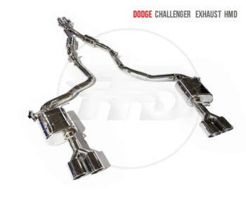 Материал HMD нержавеющая сталь Выпускная труба Коллекторная Водосточная труба Подходит для автоматической модификации Dodge Challenger Электронный клапан