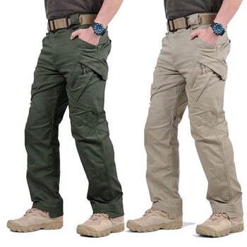Мужские армейские брюки SWAT Combat, повседневные мужские походные брюки, водонепроницаемые брюки-карго для кемпинга на открытом воздухе, Армейские городские военные Тактические брюки