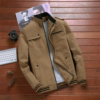 Новые осенние куртки, мужская куртка-бомбер, мужская мода, бейсбольные пальто, приталенное пальто, Мужская брендовая одежда 5XL