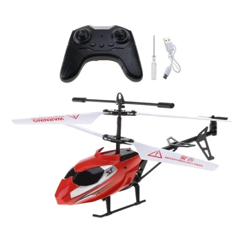 Радиоуправляемый самолет, вертолет с дистанционным управлением, модель парящего самолета 2,4 G, светодиодный легкий самолет, вертолет, детская игрушка на день рождения E65D