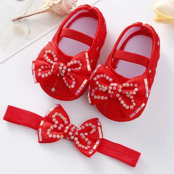 Размер 1 Обувь для маленькой девочки; Модная детская обувь на мягкой подошве; обувь для малышей; Платье принцессы с жемчугом и цветами; Обувь для маленьких девочек;